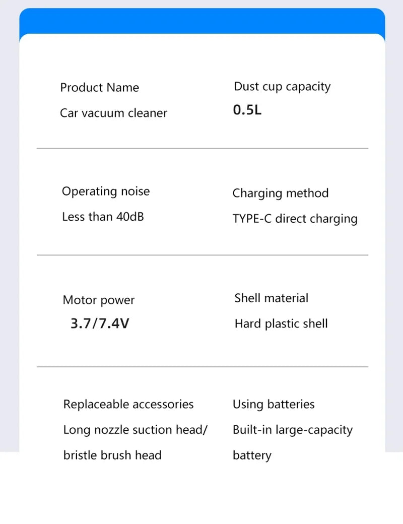 Wireless Handheld Vacuum Cleaner