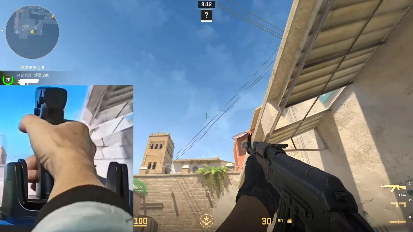 Pistol-Style Gaming Grip