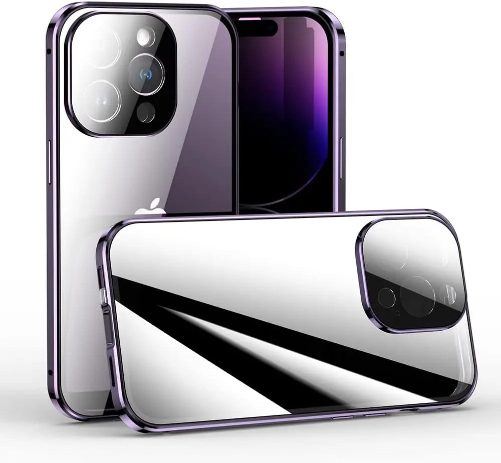 Magnetic Privacy Double Glass Case