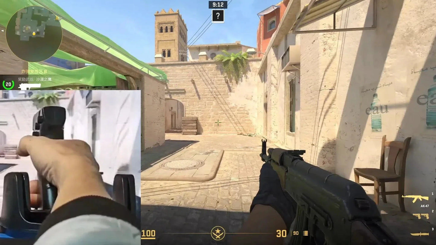 Pistol-Style Gaming Grip