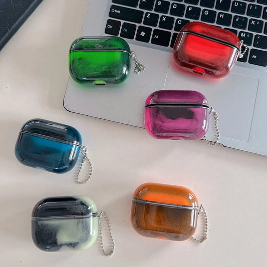 Luminous Glitter Quicksand AirPods Case