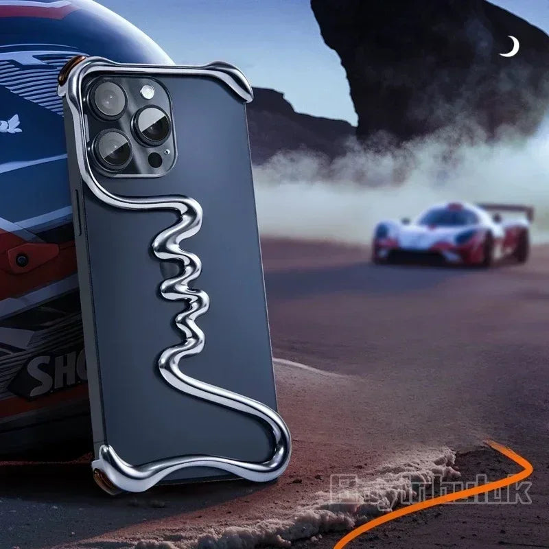 Premium Metal Protective Case for iPhone  Slim & Shockproof Design