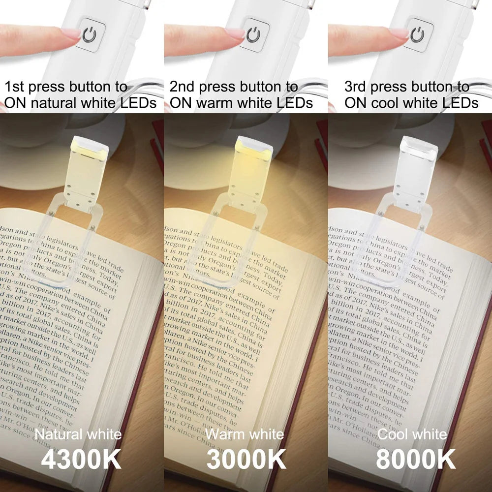 Rechargeable Eye-Comfort Clip-On Reading Lamp
