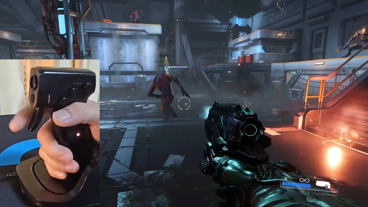 Pistol-Style Gaming Grip