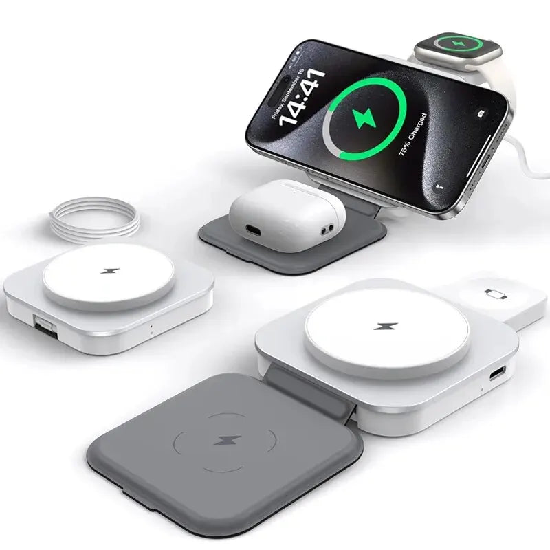 Fast Charging Stand for iPhone, Apple Watch & AirPods