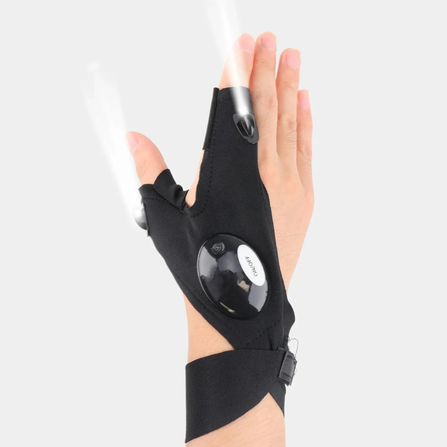 LED Half-Finger Gloves