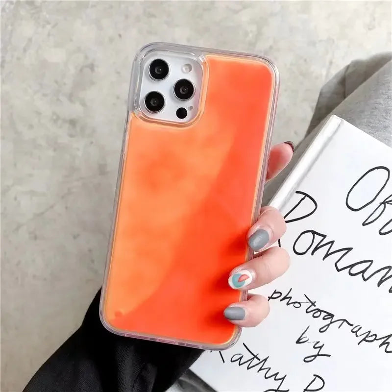 Luminous Moving Quicksand iPhone Case