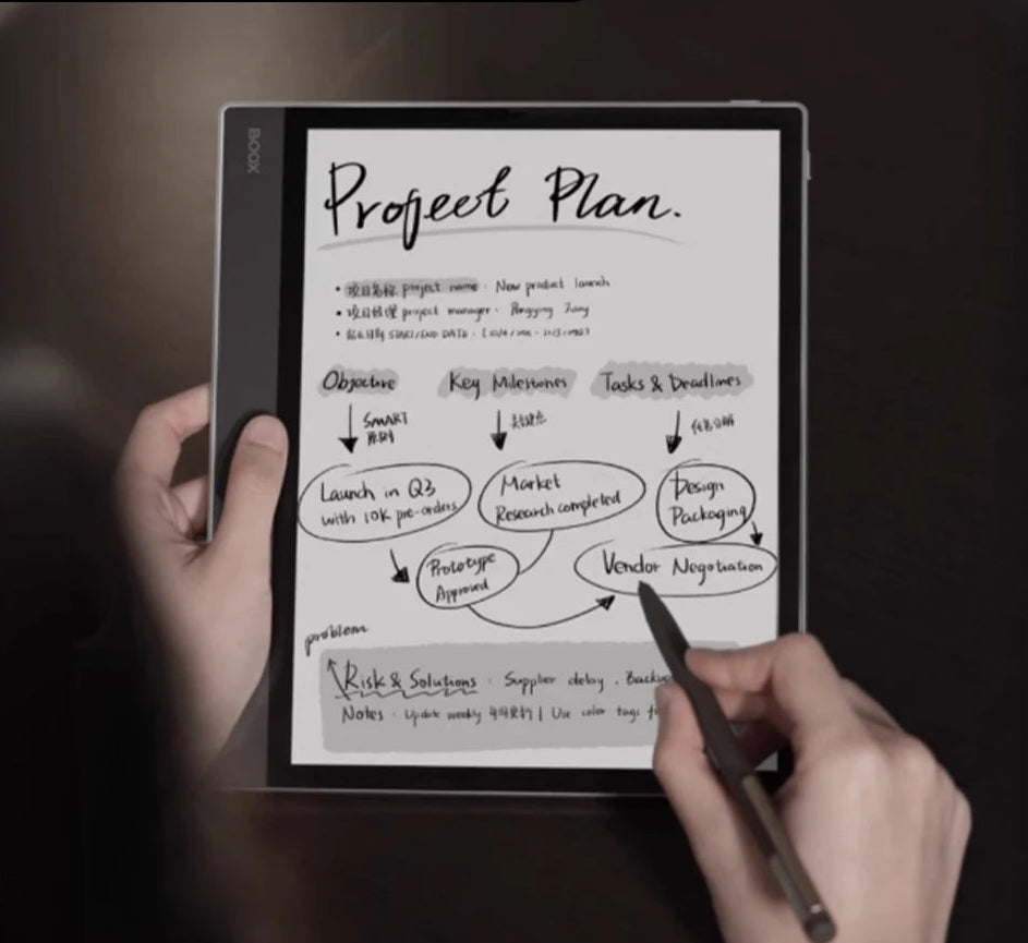 BOOX NoteX5 E-Book Reader – 10.3" E-Ink AI Handwriting Tablet