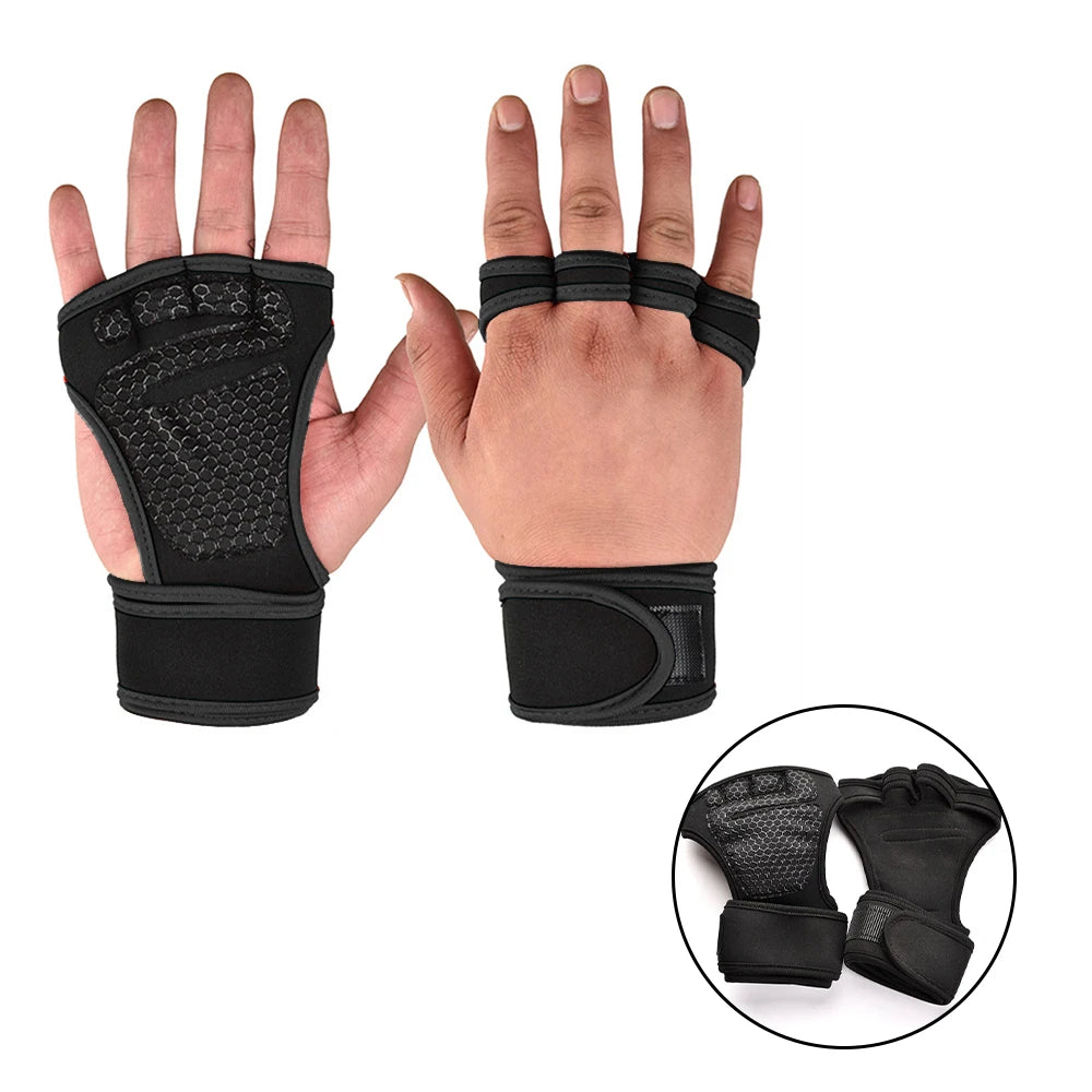 Half-Finger Weight Training Gloves